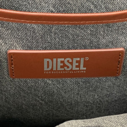 ディーゼル トートバッグ 2way ショルダー プリント キャンバス ブラック グレー DIESEL VENEZIA【AFE10】
