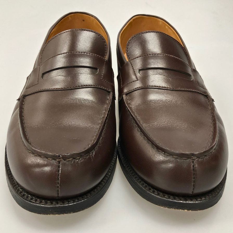 ジェイエムウエストン レザーシューズ ローファー 180 シグネチャー メンズ サイズ6D ブラウン J.M.WESTON ローファー 約25.5cm【LA】【中古】