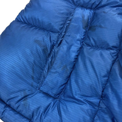 中古◆ノースフェイス ND91309 ヌプシ ダウンベスト メンズ サイズS ブルー ブラック THE NORTH FACE 【AFA22】