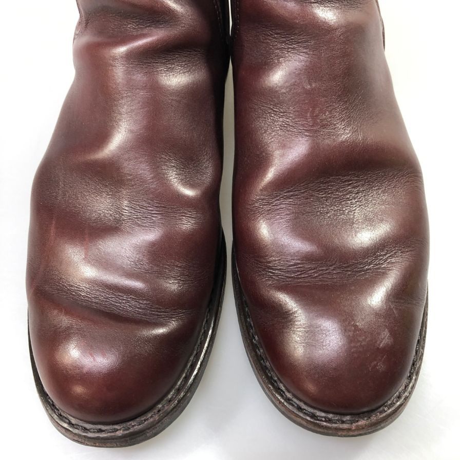 レッドウイング 9077 サイドゴアブーツ バーガンディ サイズUS9.5D メンズ REDWING 約27.5cm【AFC28】