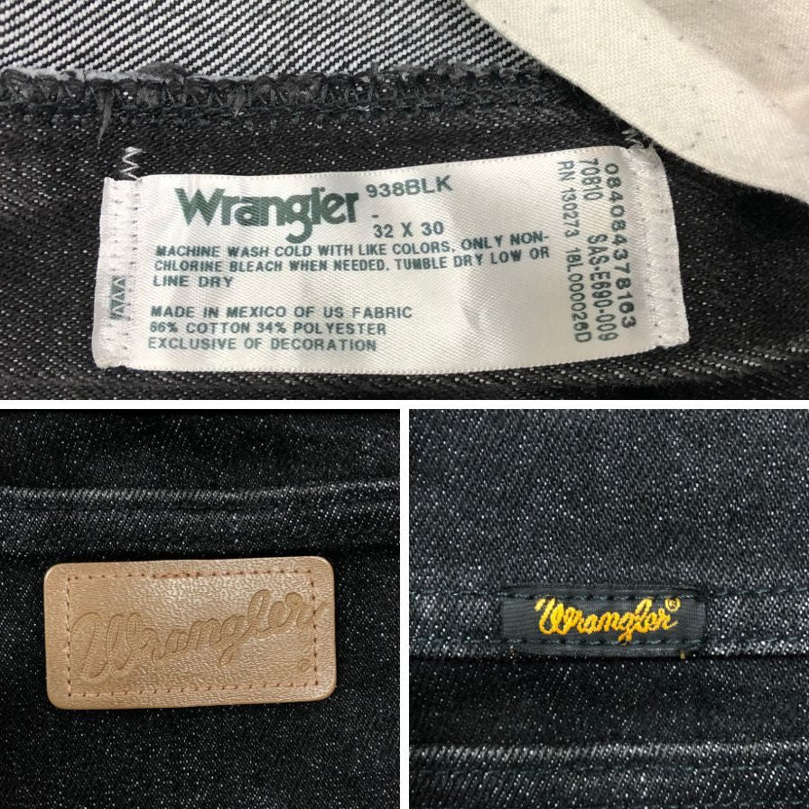 ラングラー デニムパンツ ブラック メンズ サイズW32 L30 Wrangler 【AFB17】