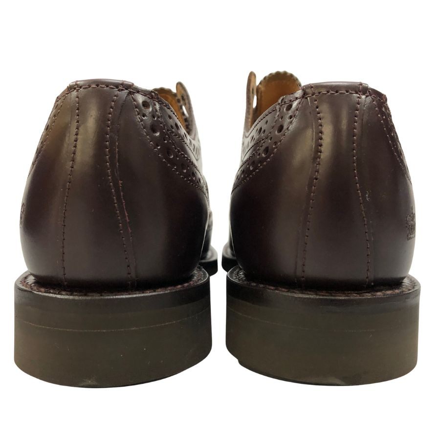 サンダース ギリーシューズ  ウィングチップ  9734R メンズ サイズ 7 ブラウン SANDERS 約26.0cm【AFD9】