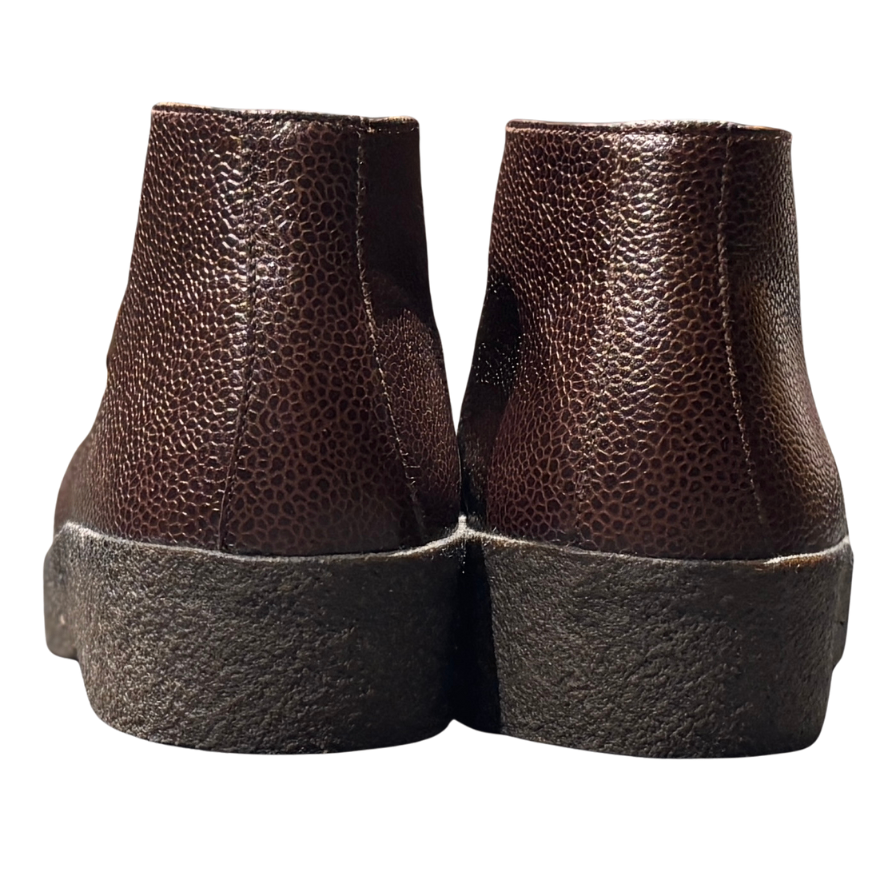 サンダース チャッカブーツ 9877WG ブリットチャッカ グレインレザー  クレープソール ブラウン メンズ サイズ6.5 SANDERS Brti Chukka ブーツ 約25.0cm【LA】【中古】