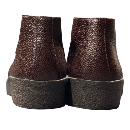 サンダース チャッカブーツ 9877WG ブリットチャッカ グレインレザー  クレープソール ブラウン メンズ サイズ6.5 SANDERS Brti Chukka ブーツ 約25.0cm【LA】【中古】