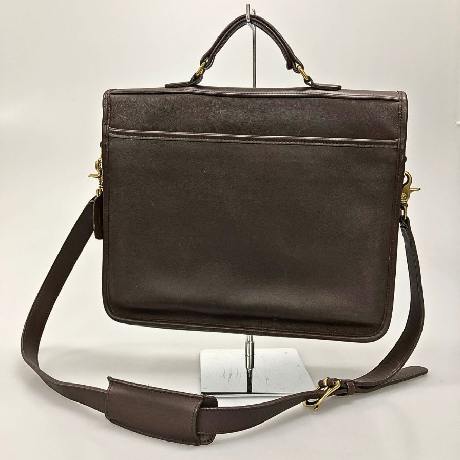 コーチ ブリーフケース  オールドコーチ 2WAY レザー ブラウン COACH【AFE10】