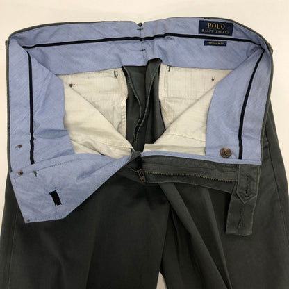 ラルフローレン チノパンツ スラックス ストレッチ スリム フィット ダブル仕上げ メンズ グレー  サイズ30/32 RALPH LAUREN 【AFB20】