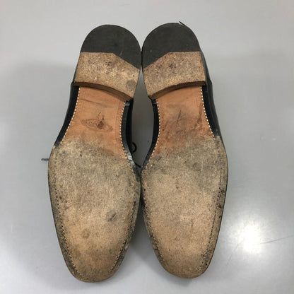トッズ シューズ レースアップシューズ プレーントゥ レザー ブラック メンズ サイズ7 TOD’S 約26.0cm【AFC49】