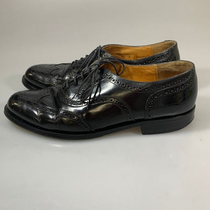 コールハーン レザーシューズ ウイングチップ ガラスレザー ブラック サイズUS11D メンズ COLE HAAN 約28.5cm【PTM1】