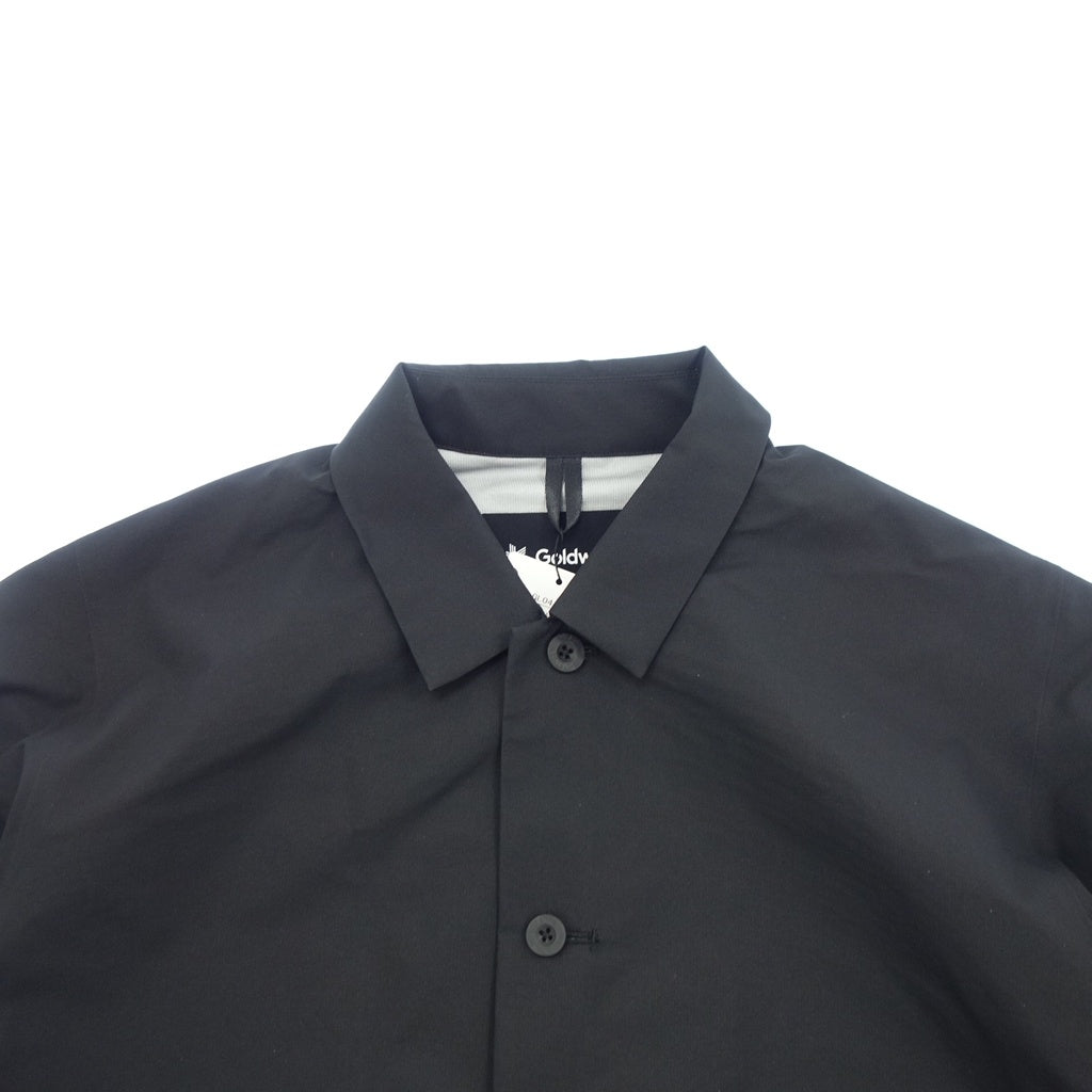 Unused◆Goldwin Long Sleeve Shirt Partex Shield Air Oversized Shirt GL04130 Men's Black Size 2 Goldwin PERTEX [AFB19] 