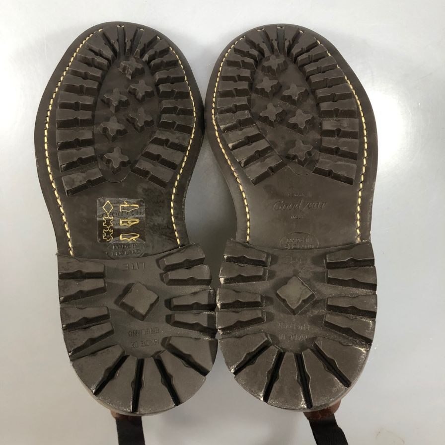 トリッカーズ ストウ カントリーブーツ ウイングチップ 947979 W5634 ブラウン UK7ハーフ Tricker’ｓ ブーツ 約26.0cm【LA】【中古】
