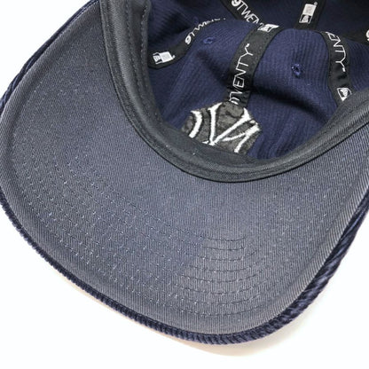 ニューエラ ベースボール キャップ COOPERSTOWN COLLECTION ヤンキース ロゴ コーデュロイ メンズ 9TWENTY ネイビー NEW ERA【AFI20】