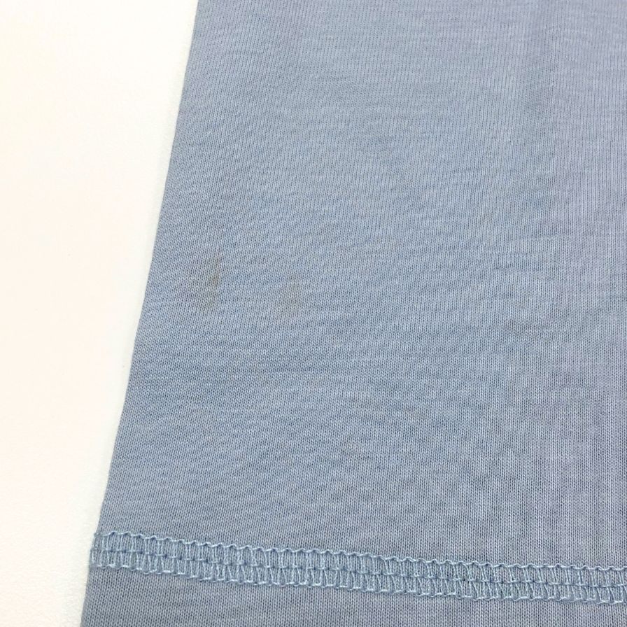 美品◆ドロシーシューマッハ ノースリーブカットソー プリント コットン タンクトップ ライトブルー レディース サイズ3 DOROTHEE SCHUMACHER 【AFB18】
