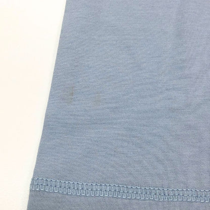 美品◆ドロシーシューマッハ ノースリーブカットソー プリント コットン タンクトップ ライトブルー レディース サイズ3 DOROTHEE SCHUMACHER 【AFB18】