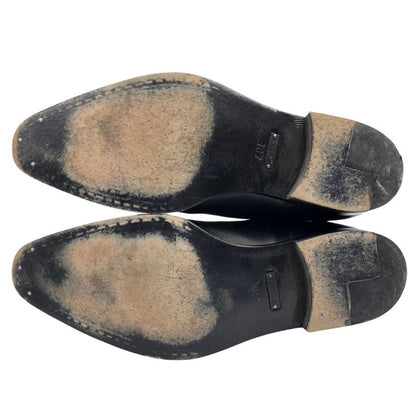 グッチ サイドゴアブーツ ブラック サイズ40E メンズ GUCCI 約25.0cm【AFD15】