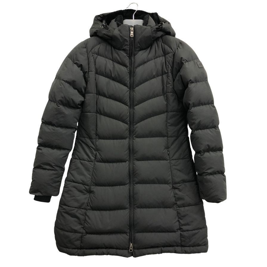 中古◆ノースフェイス ホワイトレーベル フーディー ダウンジャケット PL-10-1A ブラック レディース サイズ90  THE NORTH FACE 【AFA18】