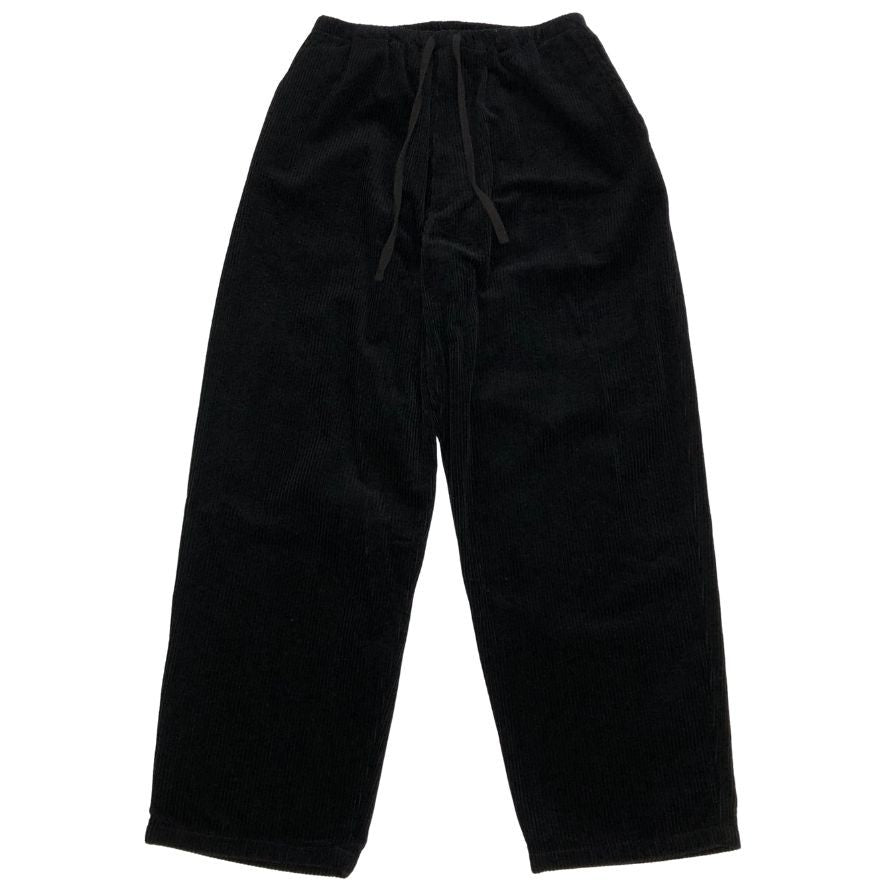コモリ コーデュロイ ドローストリングパンツ C03-03007 ブラック メンズ サイズ2 COMOLI 【AFB25】