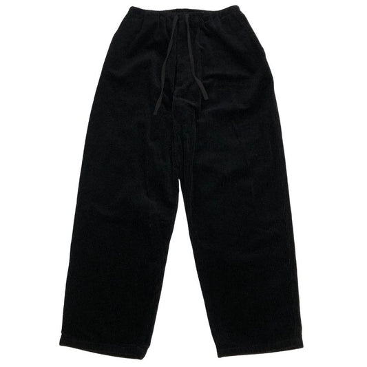 コモリ コーデュロイ ドローストリングパンツ C03-03007 ブラック メンズ サイズ2 COMOLI 【AFB25】