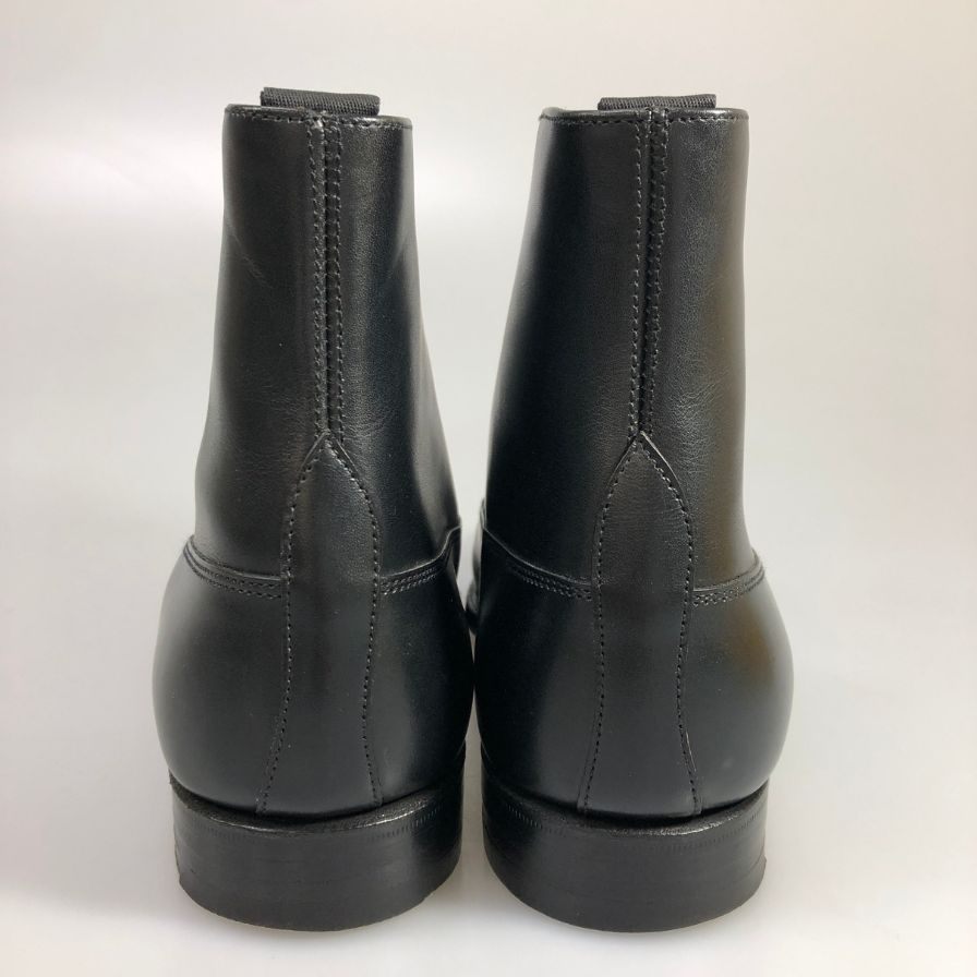クロケット＆ジョーンズ バルモラル ブーツ カーフ ブラック UK5.5E Crockett&Jones 約24.0cm【AFC1】
