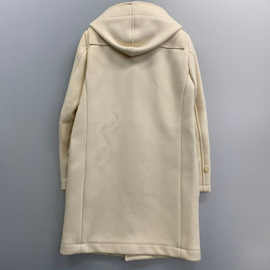 美品◆マッキントッシュ ダッフルコート  2L-7B ウール ホワイト レディース サイズ38 MACKINTOSH 【AFF21】