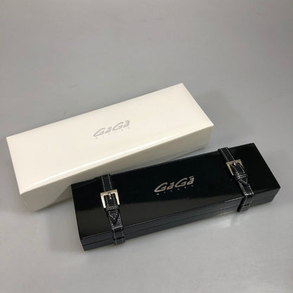 ガガミラノ 腕時計 5083.ANA.19 マヌアーレ スリム46 スモールセコンド クォーツ メンズ ブルー ゴールド系 GaGa MILANO【AFI1】