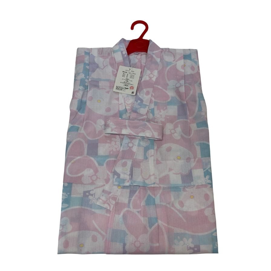 ふりふ 浴衣 サンリオ マイメロディ サイズ110 レディース キッズ ピンク系【AFB13】【中古】