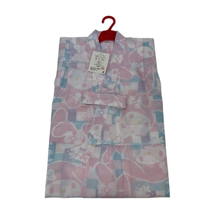 ふりふ 浴衣 サンリオ マイメロディ サイズ110 レディース キッズ ピンク系【AFB13】【中古】