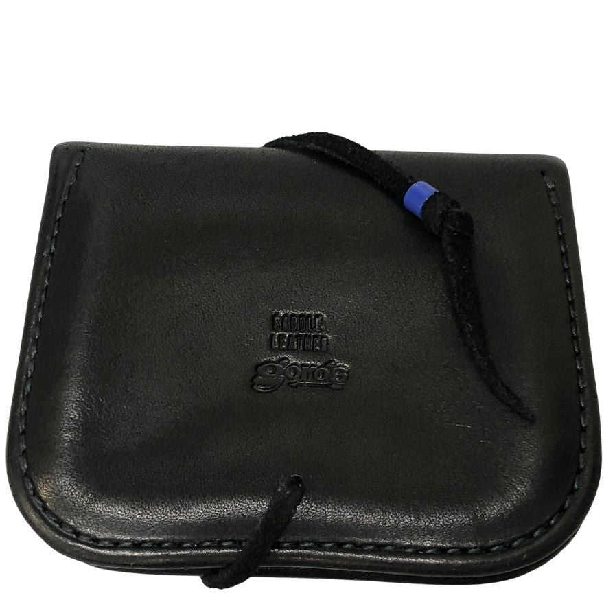ゴローズ 角型小銭入れ 牛革 サドルレザー ブラック 財布 goro's【AFI3】