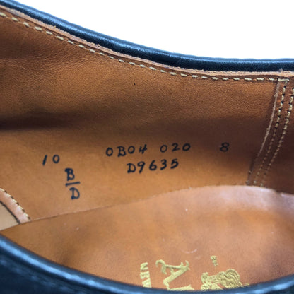 オールデン Vチップレザーシューズ バリーラスト カーフレザー D9635 メンズ サイズ10D ブラック ALDEN ビジネスシューズ 約28.0cm【LA】【中古】