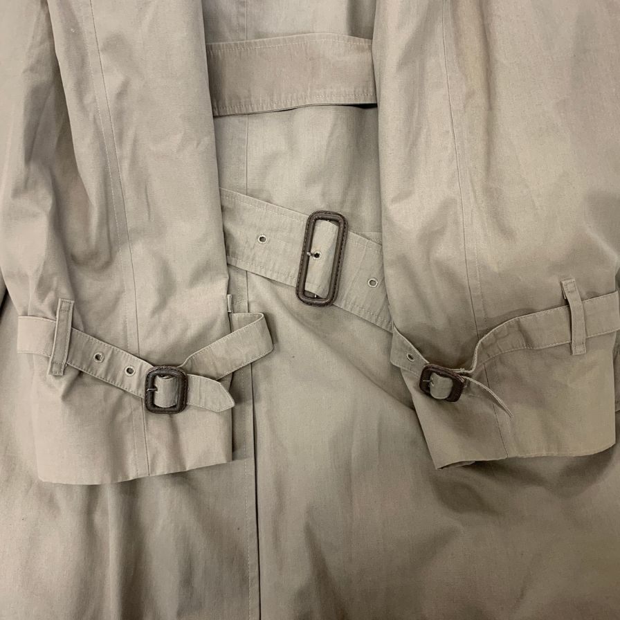中古◆バーバリー トレンチコート 90S 旧タグ イングランド製 ベージュ メンズ サイズ表記なし Burberry 【AFA11】