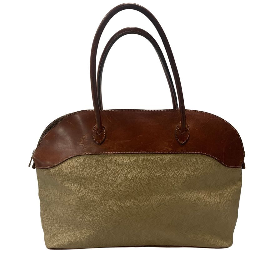 マルベリー ハンドバッグ グレインレザーカーフコンビ ブラウンベージュ系 MULBERRY【AFE3】