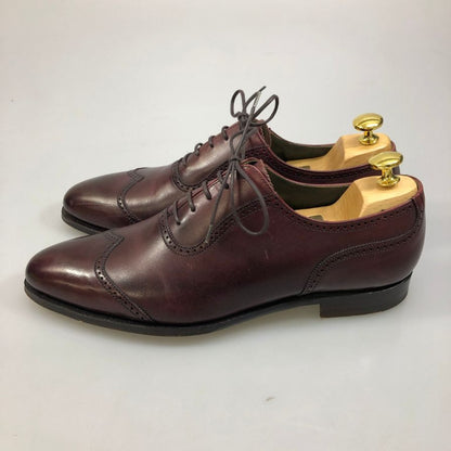 クロケット＆ジョーンズ リンジー メンズ  バーガンディ サイズUK6.5E Crockett & Jones ビジネスシューズ 約25.5cm【LA】【中古】