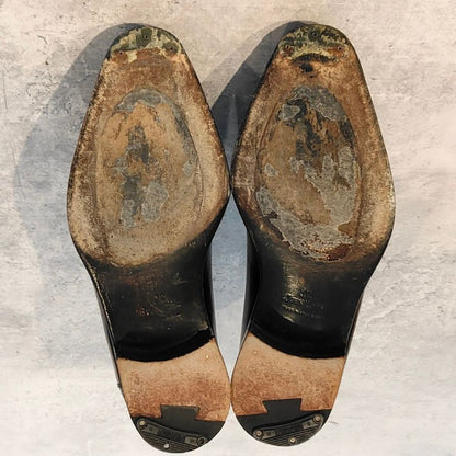 ジョンロブ レザーシューズ ウェルハム Uチップ カーフ 8000ラスト ブラック メンズ サイズUK6.5EE JOHN LOBB WELHAM ビジネスシューズ 約25.0cm【LA】【中古】