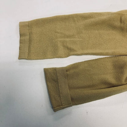 美品◆エルメネジルドゼニア ニット長袖シャツ カシミヤ イエロー サイズM/50 Ermenegildo Zegna 【AFF19】