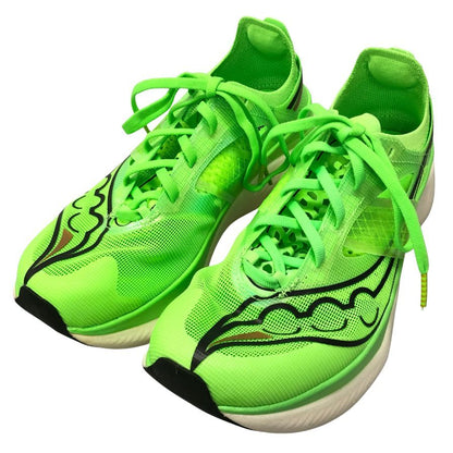 サッカニー スニーカー エンドルフィン エリート  ライムグリーン メンズ サイズ25.5cm saucony 約25.5cm【AFD6】