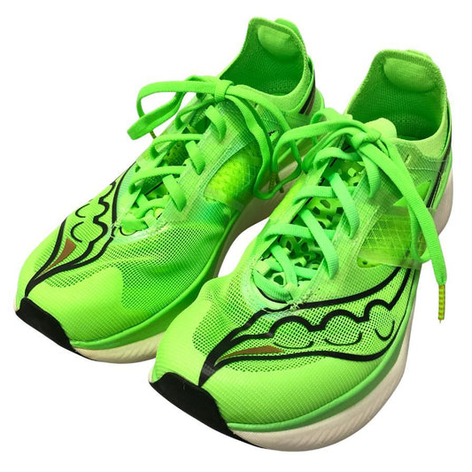 サッカニー スニーカー エンドルフィン エリート  ライムグリーン メンズ サイズ25.5cm saucony 約25.5cm【AFD6】