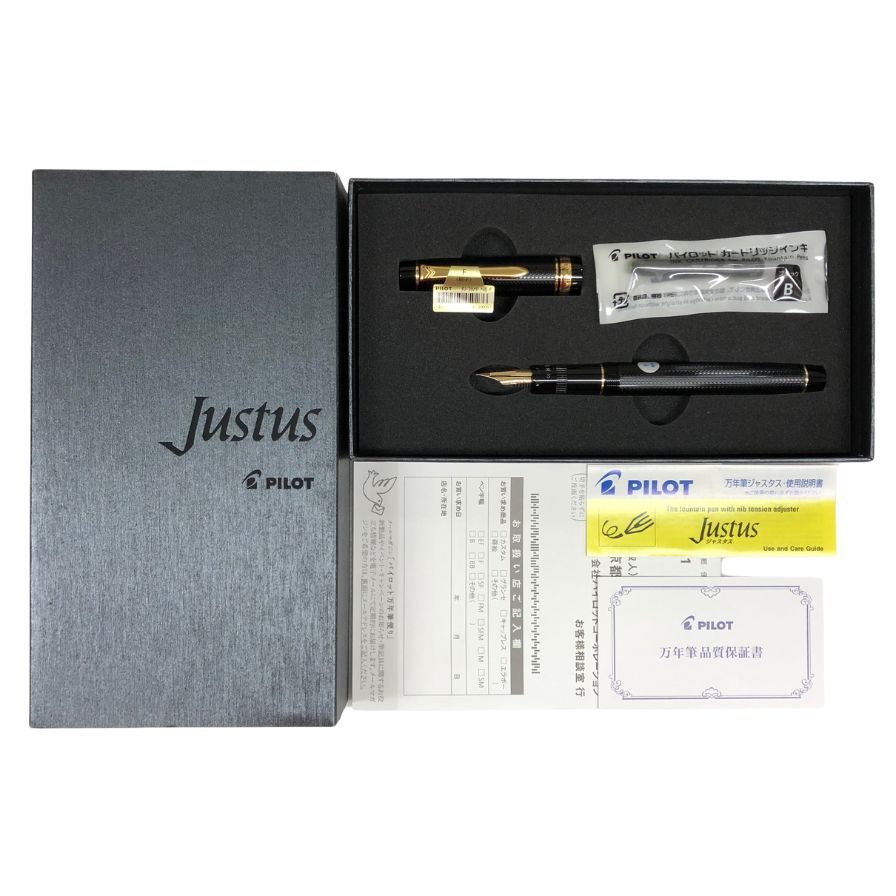 パイロット 万年筆 Justus95 ペン先14K FJ-3MR-NB-F ブラック PILOT【AFI21】