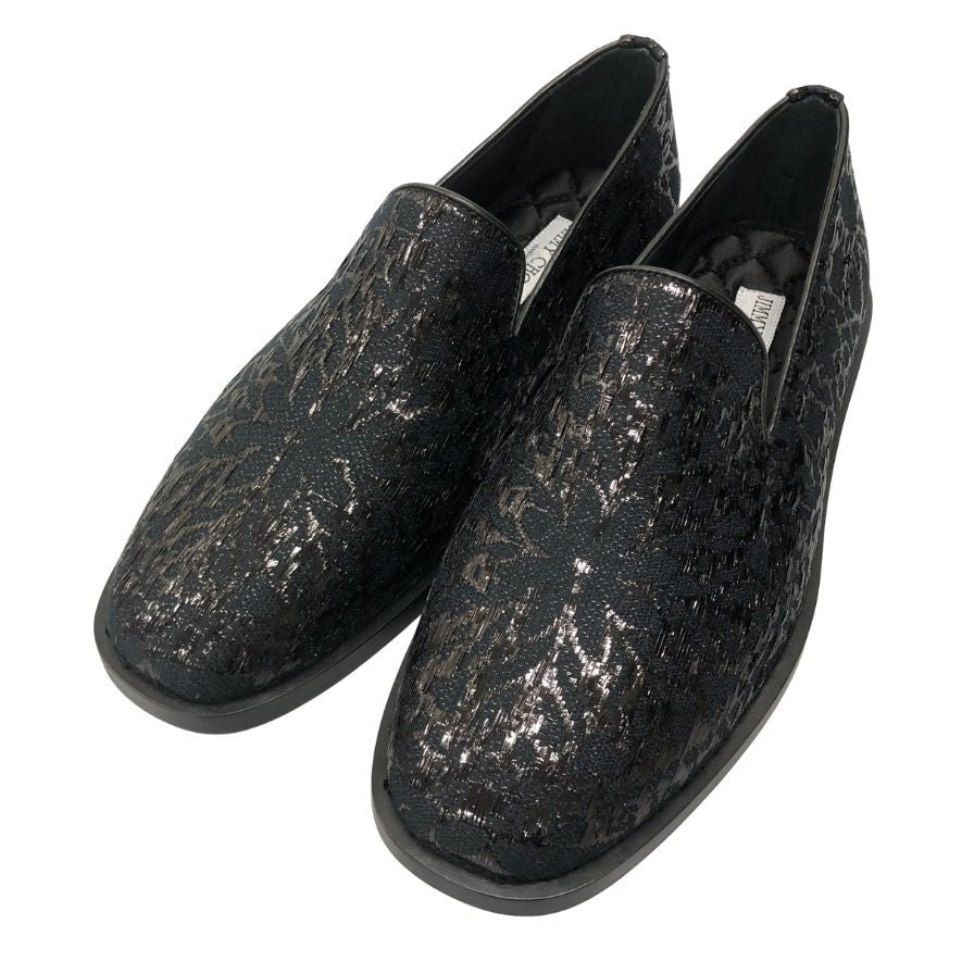 ジミーチュウ スリッポン VQH LAW サイズ41 ブラック メンズ JIMMY CHOO 約26.0cm【AFD6】