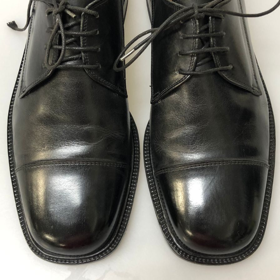 サルバトーレ フェラガモ STUDIO ストレートチップ イタリア製 ブラック サイズ6.5EEE Salvatore Ferragamo 約25.0cm【AFC34】