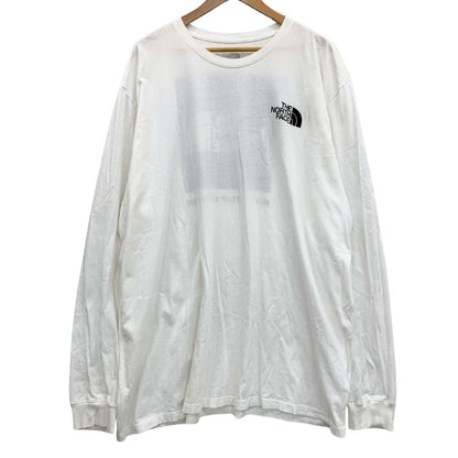美品◆ノースフェイス スクエアロゴ バックプリント ロングスリーブ Tシャツ  NF0A811N THE NORTH FACE 【AFB14】