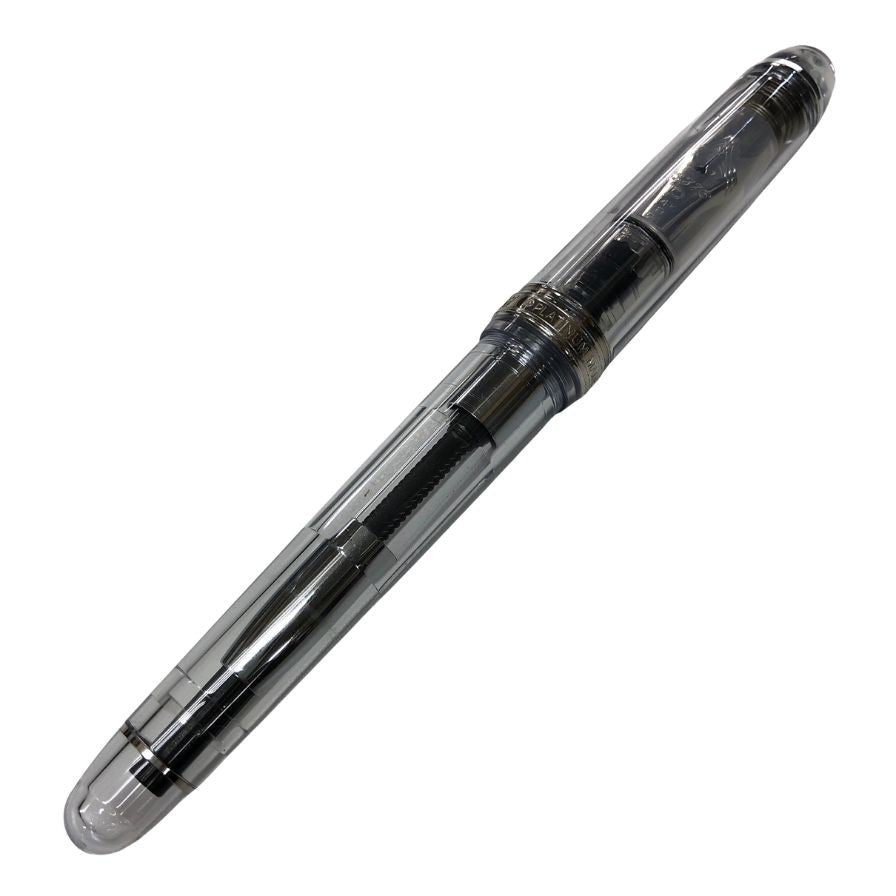 プラチナ 万年筆 センチュリー 3776 透明 クリア ペン先14K B 585 日本製 PLATINUM CENTURY【AFI8】