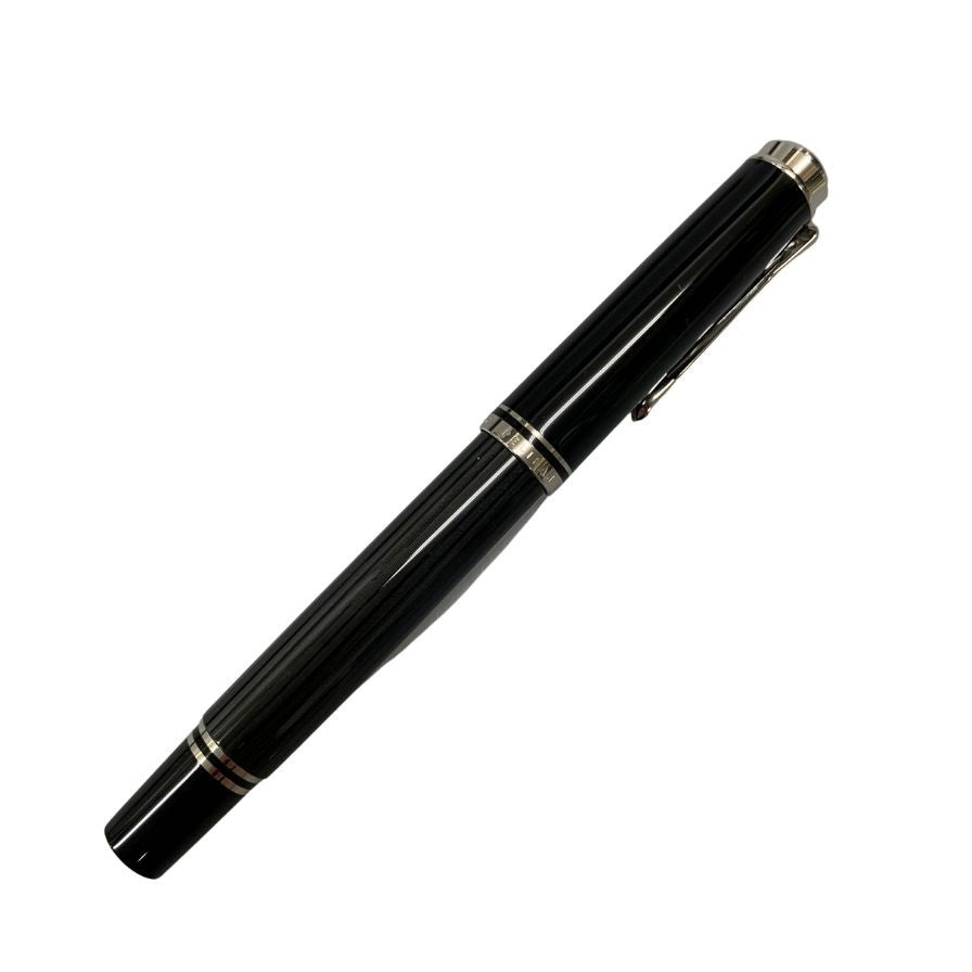 極美品◆ペリカン 万年筆 スーベレーン ペン先14C-585 ブラック×ゴールド Pelikan Souveran【AFI18】