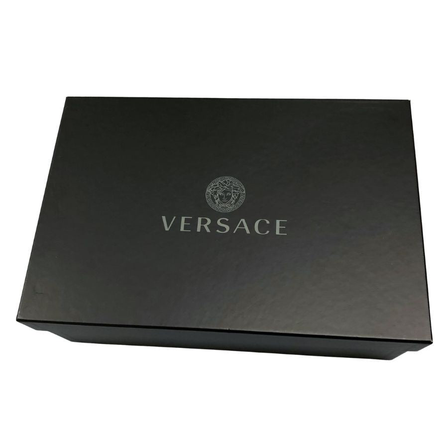ヴェルサーチェ ローカットスニーカー メデューサ キャンバス ユニセックス サイズ40 VERSACE 約26.5cm【AFD12】