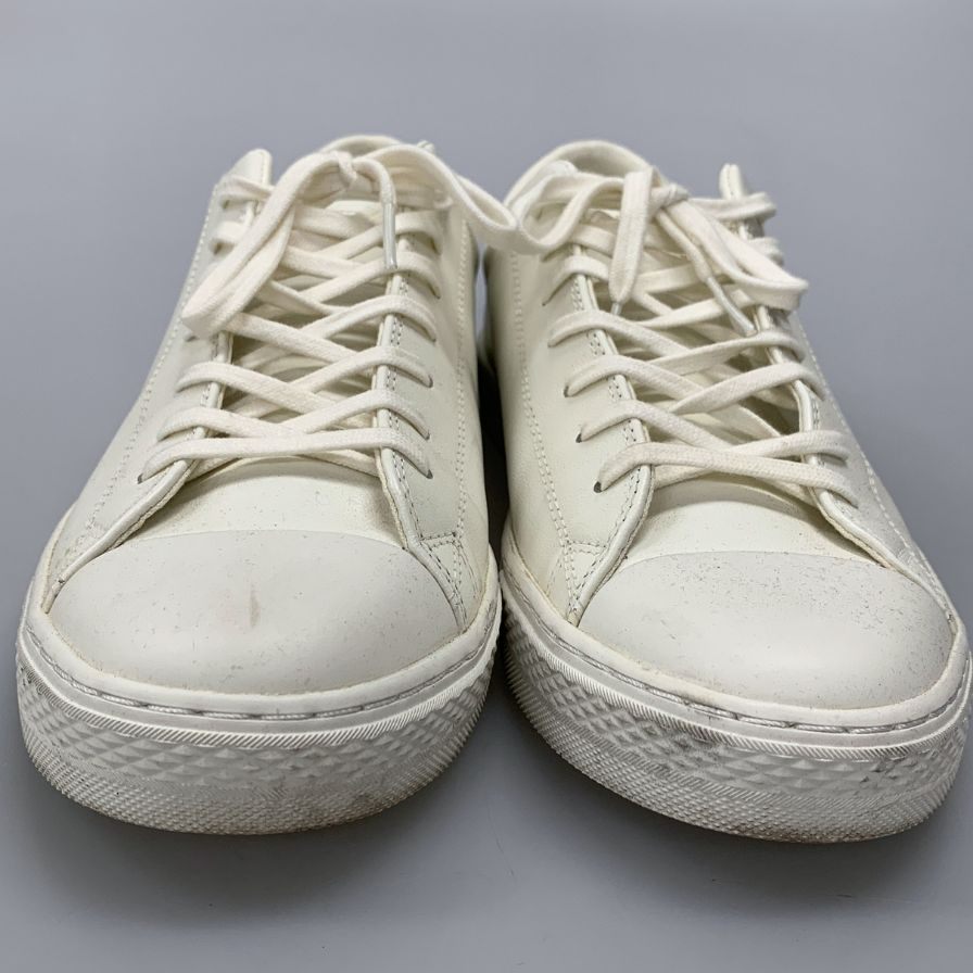 コンバース レザースニーカー オールスター クップ メンズ サイズ27.5cm ホワイト CONVERSE ALL STAR COUPE OX 約27.5cm【AFD3】
