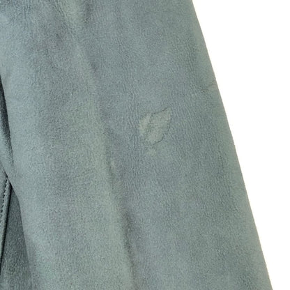 中古◆バルスター ヴァルスター 5B レザー シャツジャケット スエード ラム イタリア製 メンズ サイズ48 グリーン Valstar 【AFB17】