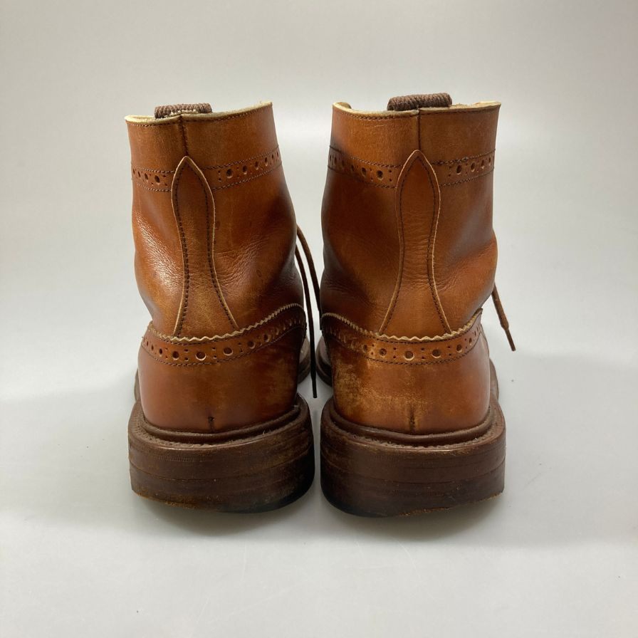 トリッカーズ ウイングチップレザーシューズ S63411 ブラウン系  メンズ サイズ 8.5 Tricker's 約27.0cm【AFC35】