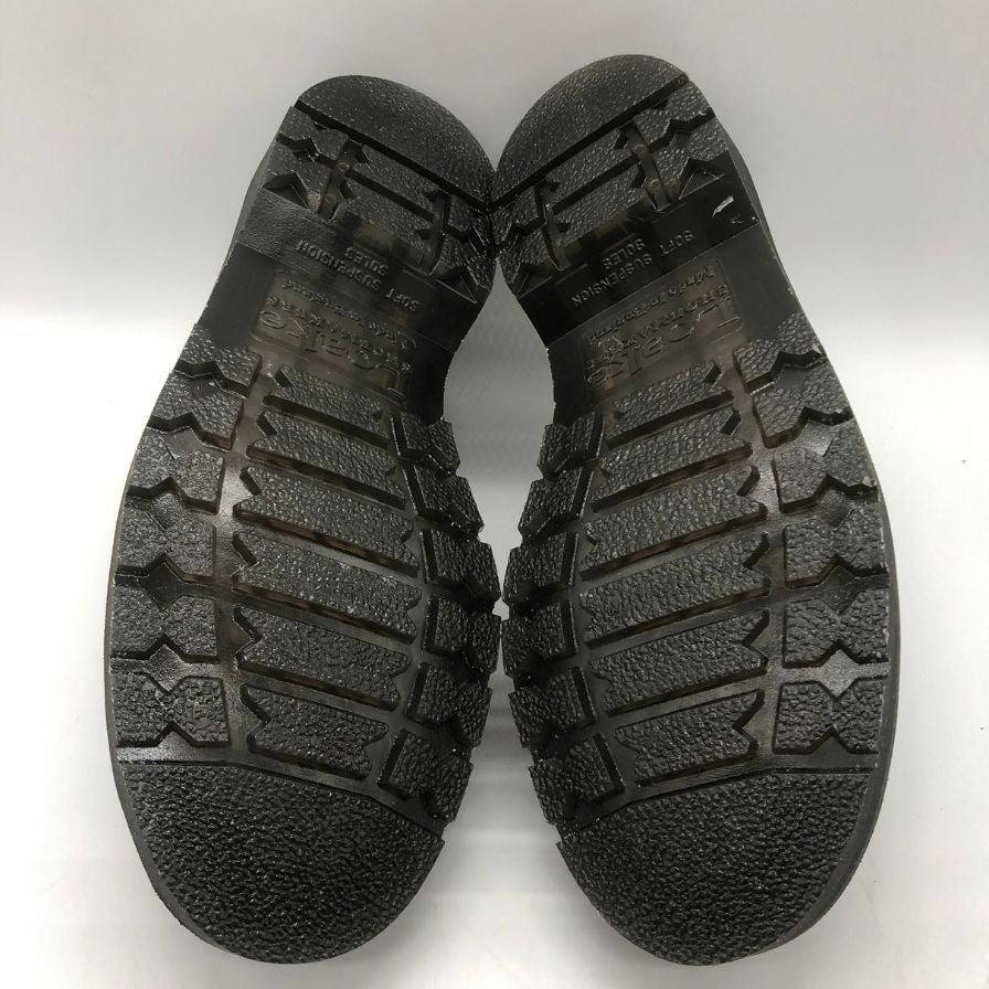 ローク タッセルローファー 623BT ポリッシュレザー  ブラック エアソール サイズUK5E LOAKE 約24.0cm【AFD15】