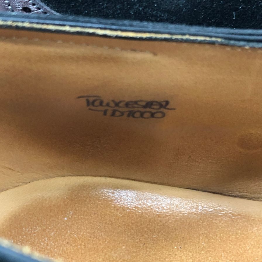 ジョンロブ レザーシューズ  トウチェスター カーフ×スエード コンビ ラスト7000 メンズ サイズ7D ブラウン JOHN LOBB TOWCESTER ビジネスシューズ 約25.5cm【LA】【中古】