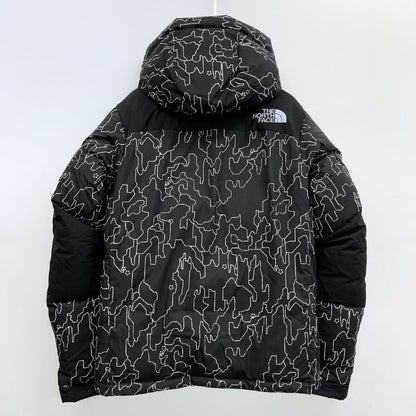 美品◆ザノースフェイス ダウンパーカー ノベルティ バルトロライトジャケット ND92341 ブラックツリー メンズ サイズXL ブラック THE NORTH FACE 【AFF20】
