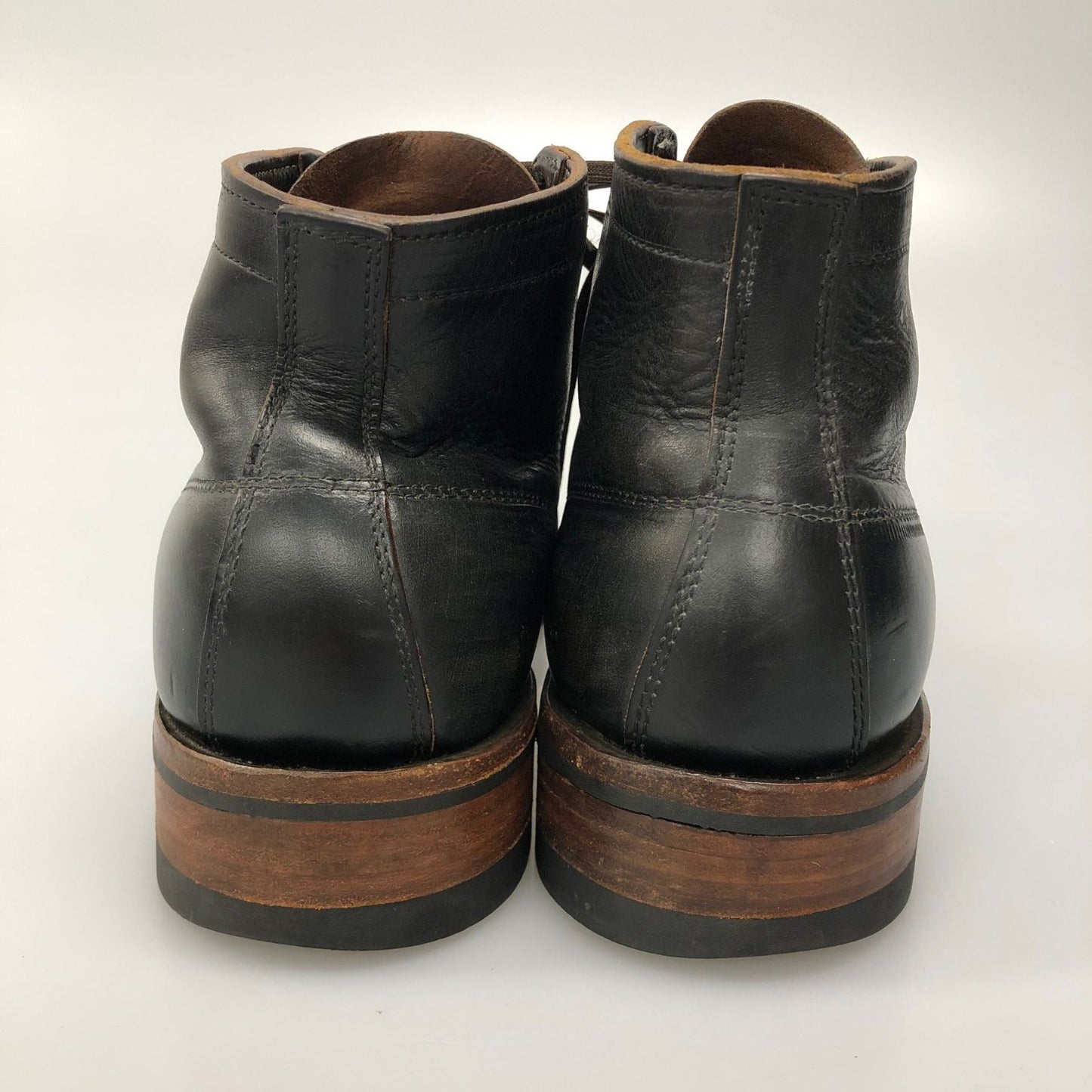 ホワイツブーツ ワークブーツ レースアップ レザー 0910 ブラック メンズ サイズ9E WHITE`S BOOTS 約27.0cm【AFC46】