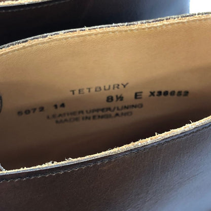 クロケット＆ジョーンズ  レザー チャッカブーツ  TETBURY サイズUK8.5 ブラウン Crockett & Jones ブーツ 約27.0cm【LA】【中古】